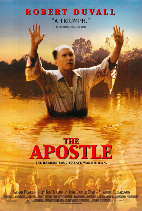 the apostle 1997 one sheet poster rolled